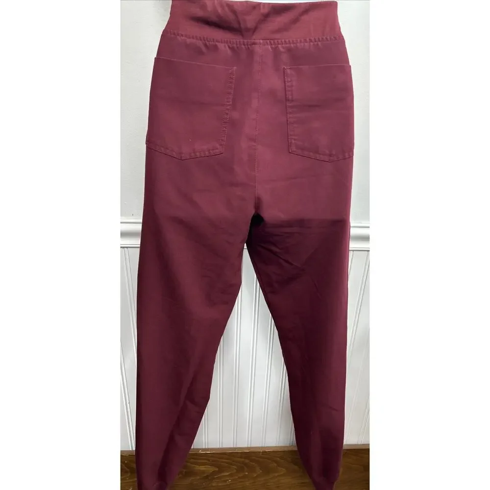Lot of Three Figs Bottoms/Pants S Technical Collection Navy & Red Joggers
